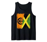 Sikh Jamaica Flag | Sikh Jamaican Roots Tank Top