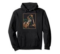 Sikh Martyr Baba Deep Singh Shahid Khanda Lion Pullover Hoodie, Adult Unisex, Black, Large