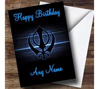 Sikh Personalised Birthday Card | Birthday Card | Mystical, Fantasy & Religion Card