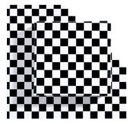 Sikiweiter Race Car Wrapping Paper, 3 Large Checkered Flag Wrapping Paper Sheets, 29.7 X 39.4 Inches Per Sheet (Race Car)