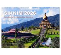 Sikkim - Buddhist gem in the Himalayas UK-Version (Wall Calendar 2026 DIN A4 Landscape), CALVENDO 12 Month Wall Calendar