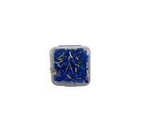 Sikluovkai 100pcs Wire Ferrules Terminals Kit AWG22-12 Wire Crimp Pin Terminals Insulated Cord Wire Ends Terminals for Electric, Industrial, Power Control System, etc. (AWG18)