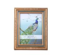 SIKOO 2.5x3.5 Vintage picture frames Small Picture Frame Wallet Size Picture frames 2.5 x 3.5 Ornate Frames Mini Photo Frame