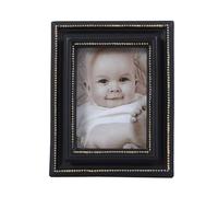 SIKOO 2.5x3.5 Vintage picture frames Small Picture Frame Wallet Size Picture frames 2.5 x 3.5 Picture Frame Mini Photo Frame, Black and Gold