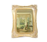 SIKOO Vintage 5x7 Picture Frame - Antique Gold Tabletop and Wall Mount Ornate Frame for Wall Decor