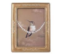 SIKOO Vintage Picture Frame 5x7 Antique Picture Frame Tabletop and Wall Mount Photo Frame Victorian Home Decor, Wall Arts, Bronze