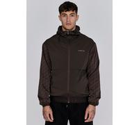 SikSilk Men's Brown AOP Windbreaker | Size: Small SikSilk Brown S