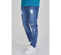SikSilk Men's Drop Crotch Jeans in Blue | Size: Small SikSilk Blue S