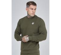 SikSilk Men's Essential Sweatshirt Pullover Khaki