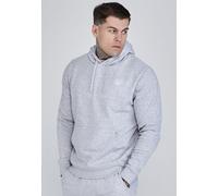 SikSilk Men's Essentials Overhead Hoodie in Grey | Size: Small SikSilk Grey S