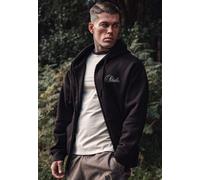 SikSilk Men's Essentials Oversized Fit Full Zip Hoodie Brown