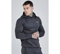 SikSilk Men's Essentials Poly Hoodie in Grey | Size: Small SikSilk Grey S