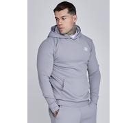 SikSilk Men's Essentials Poly Hoodie in Grey | Size: XL SikSilk Grey XL