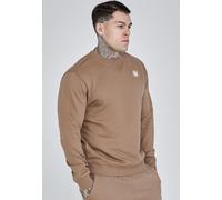 SikSilk Men's Essentials Sweater in Brown | Size: Small SikSilk Brown S