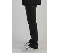 SikSilk Men's Flare Fit Jeans in Black | Size: 32R SikSilk Black 32R