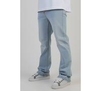 SikSilk Men's Flare Fit Jeans in Light Blue | Size: 34R SikSilk Light Blue 34R