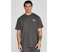 SikSilk Men's Graphic T-Shirt in Grey | Size: Medium SikSilk Grey M