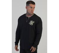SikSilk Men's Logo T-Shirt in Black | Size: Large SikSilk Black L