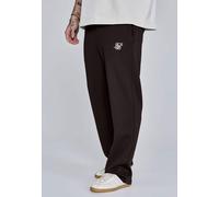 SikSilk Men's Loose Fit Essentials Poly Track Pants Brown