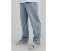 SikSilk Men's Loose Fit Jeans in Light Blue | Size: 34R SikSilk Light Blue 34R