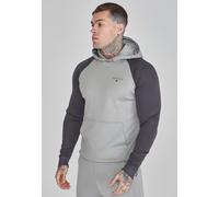 SikSilk Men's Muscle Fit Hoodie in Grey | Size: Medium SikSilk Grey M