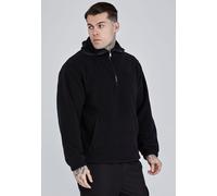 SikSilk Men's Polar Fleece Hoodie in Black | Size: Small SikSilk Black S