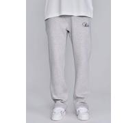 SikSilk Men's Relaxed Fit Essentials Track Pants Grey Marl