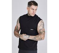 SikSilk Men's Sleeveless T-Shirt in Black | Size: Small SikSilk Black S