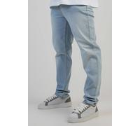 SikSilk Men's Slim Fit Jeans in Light Blue | Size: 32R SikSilk Light Blue 32R