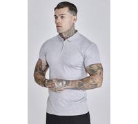 SikSilk Men's Smart Polo in Grey | Size: Small SikSilk Grey S