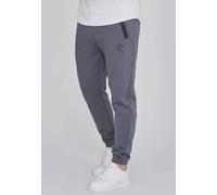 SikSilk Men's Tapered Fit Joggers Track Pants Grey