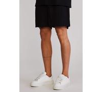 SikSilk Men's Textured Shorts Black
