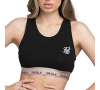 SikSilk Womens/Ladies Roseate Sports Bra - Black - 6 UK - Black