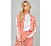 SikSilk Womens Tapered Track Top in Coral - Size 4 UK