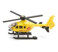 siku 0856, Rescue Helicopter, Metal,Plastic, Yellow, Rotating rotors, Lemon Tree