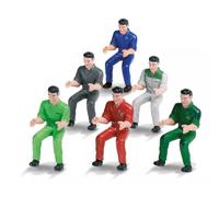 SIKU No. 7071 1:32 Scale SIKU DRIVER SET - 6 Tractor Drivers for 1:32 Tractors