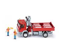 Siku Mercedes-Benz Atego with Crane - Scale 1:50 Red
