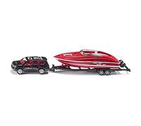 Alpha Siku 1/55 Car with Motorboat