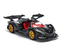 Siku Model Apollo IE 1527 – Metal & Plastic, Black, Red Interior, Compatible with same-scale models