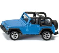 siku 1342, Jeep Wrangler, Metal,Plastic, Blue, Toy car for children, Trailer hitch
