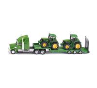Siku - 1:87 Scale - Low Loader With John Deere Tractors