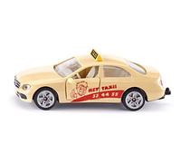 Siku Taxi 1502 – Cream-Coloured Metal/Plastic with Opening Doors & Trailer Hitch