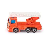 siku 1015, Fire Engine with Turntable Ladder, Metal,Plastic, Red, Extendable ladder