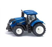 siku 1091, New Holland T7.315 Tractor, Metal,Plastic, Blue, Detachable cab and trailer hitch