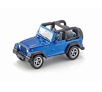 siku 1342, Jeep Wrangler, Metal,Plastic, Blue, Toy car for children, Trailer hitch
