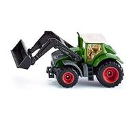 siku 1393, Fendt 1050 Vario Tractor with Front Loader, Green,Black, Movable front loader, Removable cab, Rubber tyres