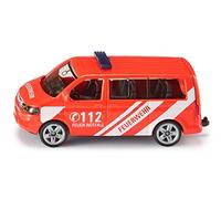 siku 1460, Fire Command Car, Metal,Plastic, Red, Opening tailgate