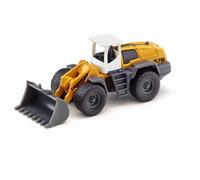 siku 1477, Liebherr Wheel Loader, Metal/Plastic, Yellow/Grey, Movabl (US IMPORT)
