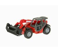 siku 1482, Manitou Telehandler, Metal,Plastic, Red, Movable loading arm