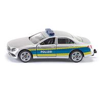 siku 1504, Police Patrol Car, Metal,Plastic, Silver, Opening Doors, Towbar